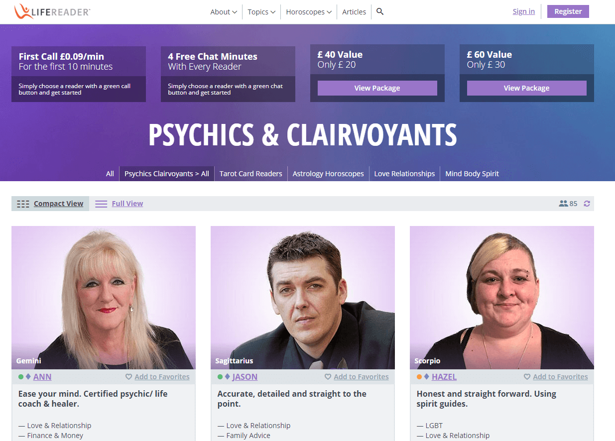 LifeReader Website